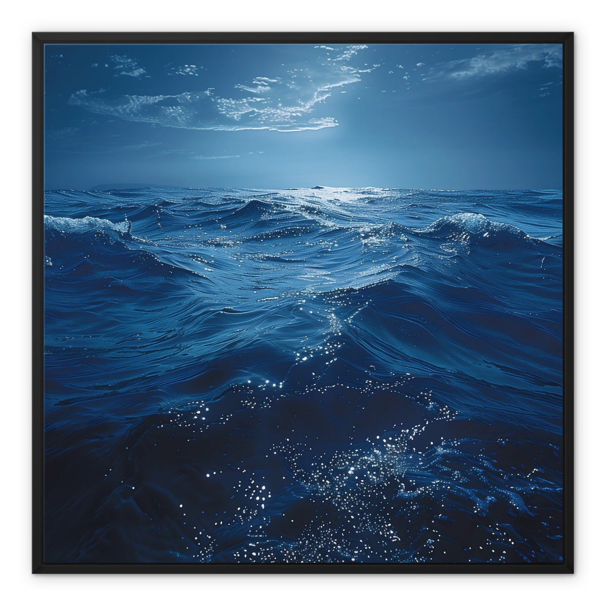 Oceansky Framed Canvas